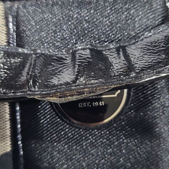 EUC COACH F19281 Signature canvas black Hobo shoulder bag - Picture 9 of 10